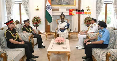 'Operation Sindoor': Army chiefs brief President on India's action against Pakistan