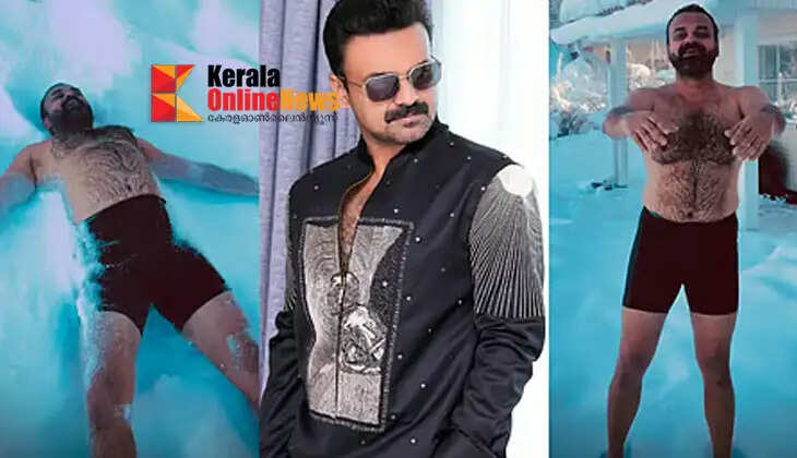 Wearing only trousers; Chackochan is lying in the snow! Video goes viral