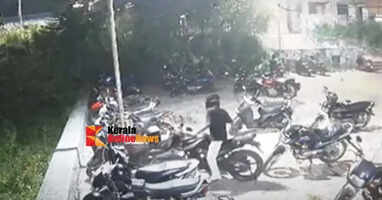 Bike theft centered around railway stations in Kannur 3 youths arrested