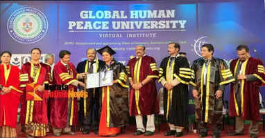 Kalamandalam Resi Shajidas receives doctorate in performing arts
