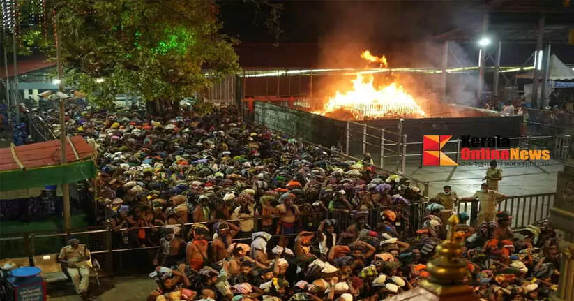 9442 people climbed the sabarimala today the flow of devotees has crossed 11 lakhs