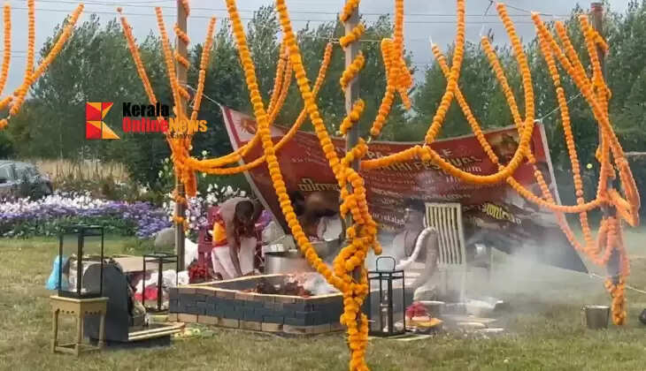Devotional conclusion to Vinayaka Chaturthi festival at Kent Ayyappa Temple in England