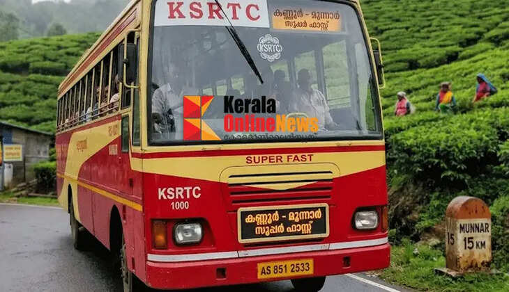 Service from Kannur to Munnar; 3 passengers boarded, traveled 379 km, revenue was just Rs. 355; KSRTC has started an investigation