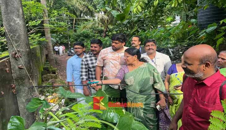 Operations to eradicate the African snail have begun in Kannur led by Corporation Mayor P Indira