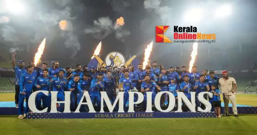 Kochi Blue Tigers defeat Kollam Sailors by 75 runs to become KCL champions