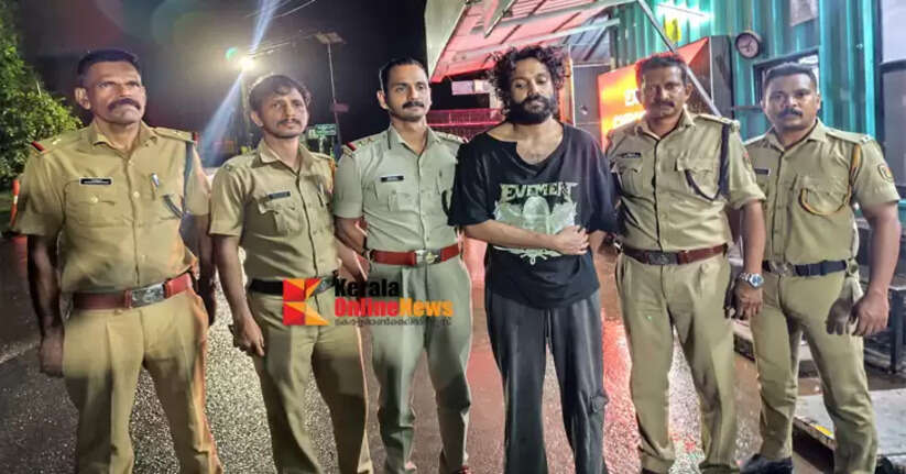 Another drug bust at Kannur Kootupuzha excise check post; Youth arrested with methamphetamine