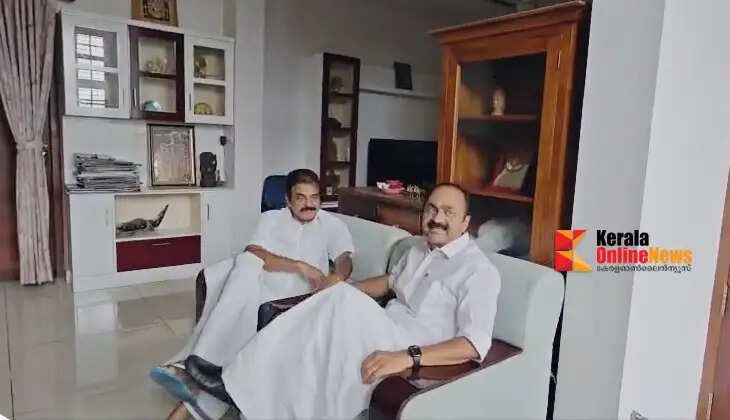 Chief Minister-designate VD Satheesan visits KC Venugopal