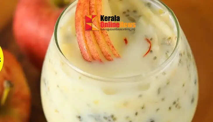 This is iced apple milk sorbet.