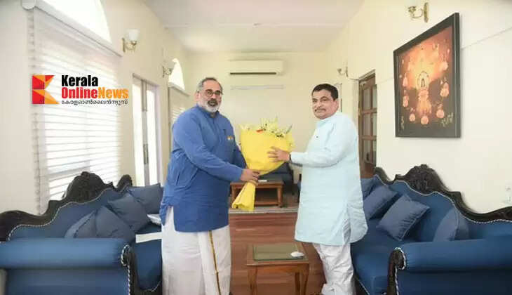 National Highway Construction in Kerala: Rajiv Chandrasekhar meets Union Transport Minister Nitin Gadkari
