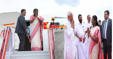 President returns after completing four-day visit to Kerala