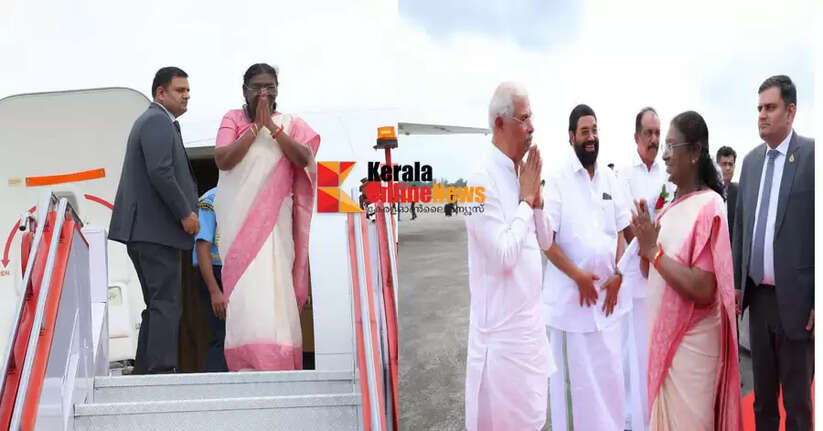 President returns after completing four-day visit to Kerala