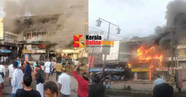 Major fire breaks out in Taliparamba city: Shops destroyed