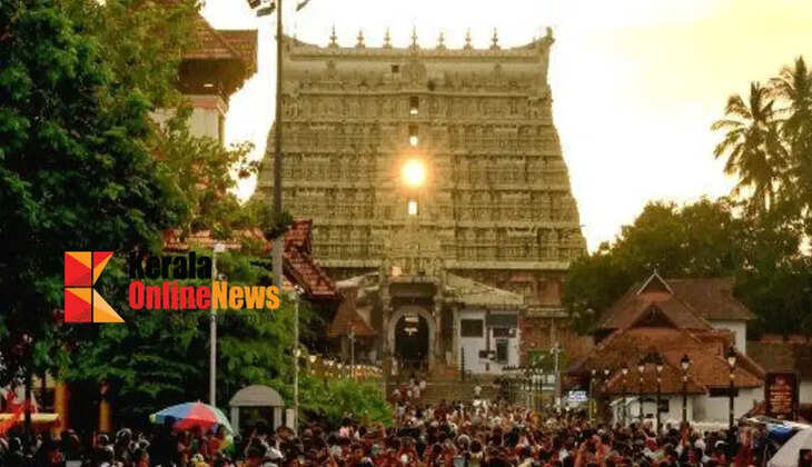A rare phenomenon that occurs only twice a year; Devotees flock to see the Vishuvam at the Padmanabha Swamy Temple