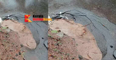 Pothole appears again on Kothai Mukku-Padiyottuchal road; commuters in danger