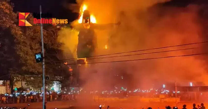 Double Happy; For the first time in history, two pappanjis will be burnt in Kochi