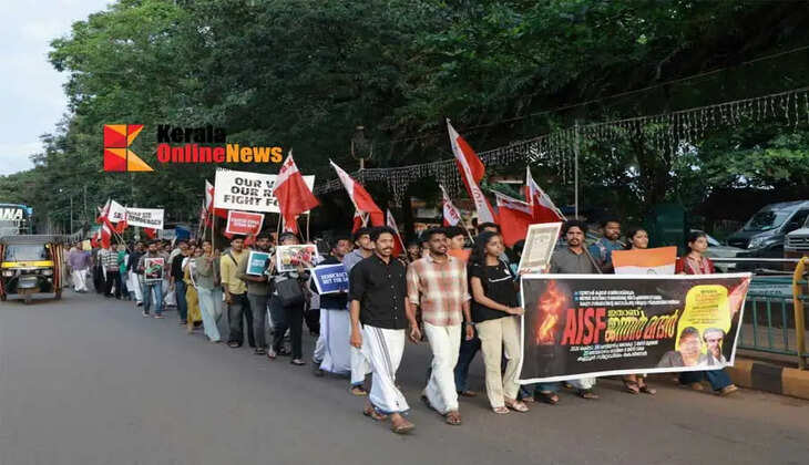 This is Jantar Mantar AISF stages a day-and-night protest fueled by a fighting spirit