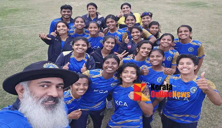 Kerala as group champions in Womens Under 23 T20 