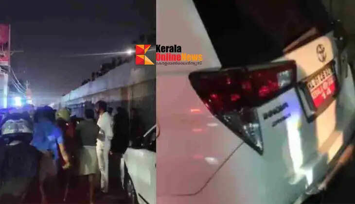 Minister Chinju Rani's vehicle met with an accident while travelling to Thiruvananthapuram; Incident; One person arrested and released