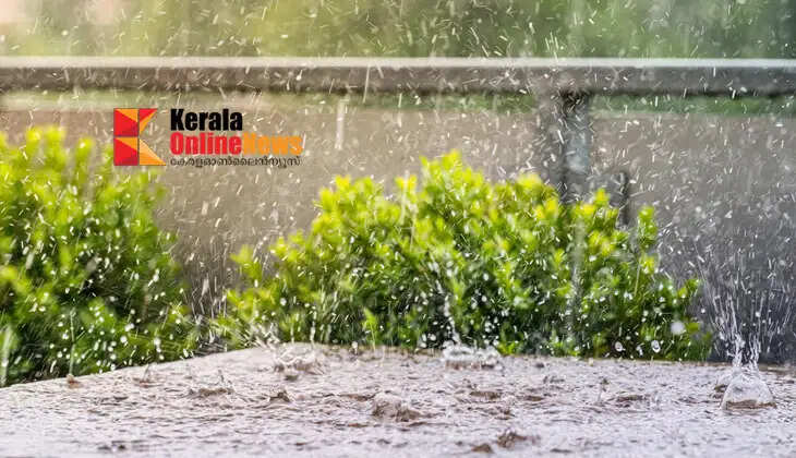 Summer rains are heavy in the state; thunderstorm alert issued