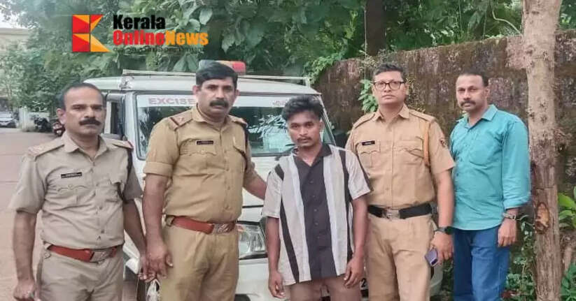 Odisha native arrested with three-quarters of a kilo of ganja in Kannur's Thaliparambil