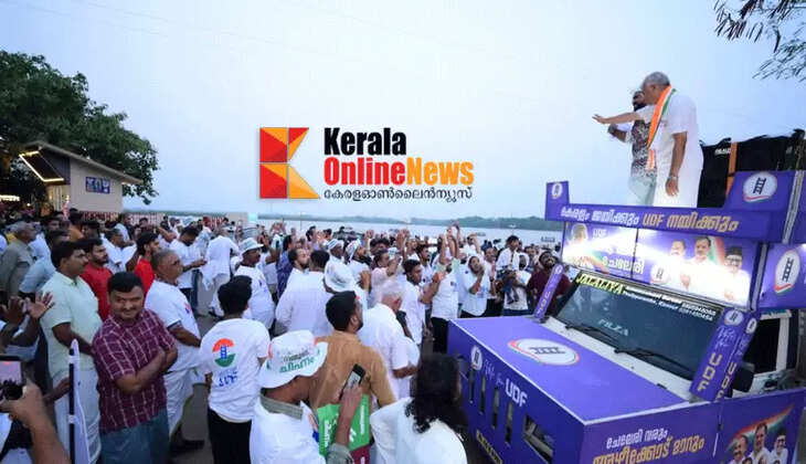 UDYF gave a grand welcome to Azhikode constituency UDF candidate Adv. Karim Cheleri