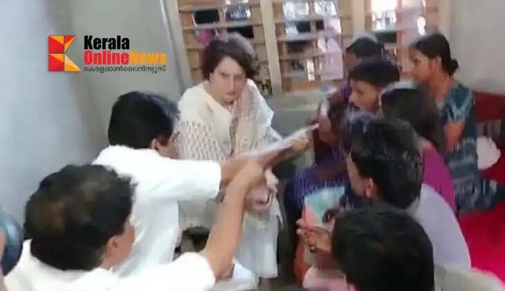 Priyanka Gandhi visited the family of Radha, who was killed in a tiger attack in Wayanad