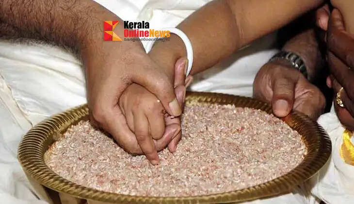 The Belief Behind Vidyarambham; The Significance of the Ceremony of Writing the First Letters