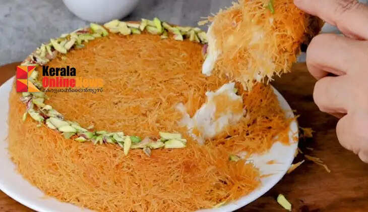 Semiya Kunafa is a mouth-watering dish.