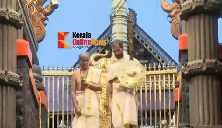 Ayyappa is now in yoga sleep..! The royal representative descended the steps after locking the gate at the top of the 18th step.