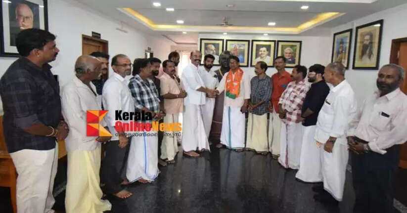 PC Narayanan, who left CPM and joined BJP, was granted membership.