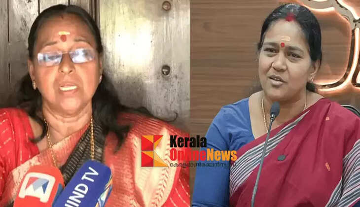 District committee member Bindu Vinayakumar says Shobha Surendran threatened over the phone  phone conversation revealed
