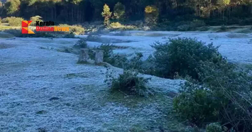 Munnar freezes; temperature drops to zero