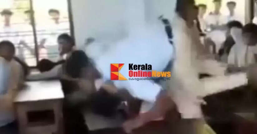Two students suspended for brutally assaulting a classmate in a classroom in Kannur