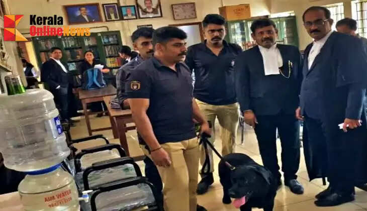 'A human suicide bomber has been planted in the court complex, judges should evacuate before 1:15 pm', bomb threat at Kasaragod District Court