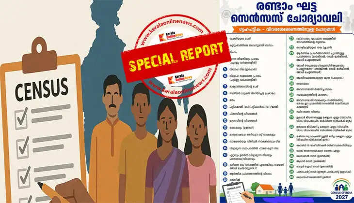 Census 2027: Questionnaire containing 40 questions for the second phase of data collection released.