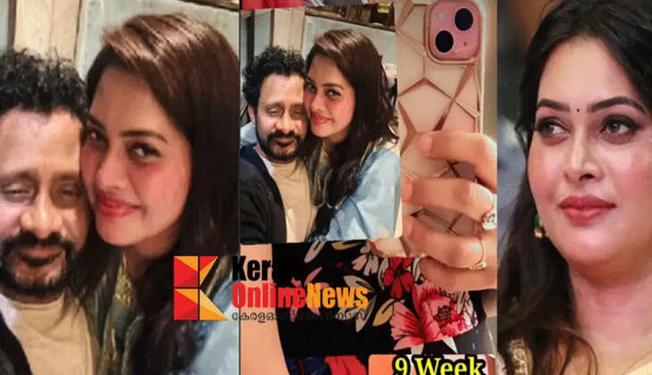 Two and a half months pregnant...? Sajna shares a picture with Resul Pookutty, social media is wondering if the love is true