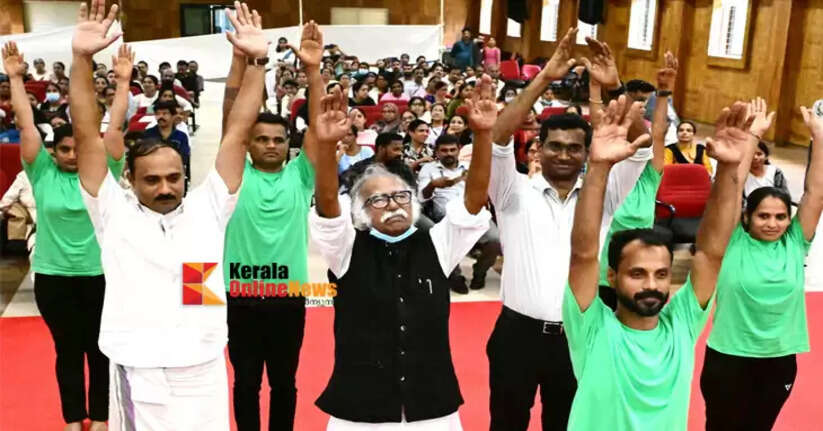 International Yoga Day celebrated in Kannur