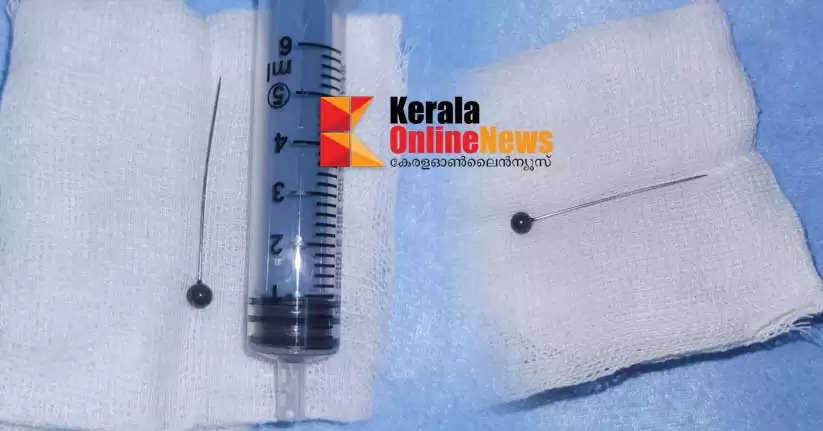 A young woman who was in critical condition with a knee needle stuck in her throat has been given a new lease of life at Thaliparambu Cooperative Hospital