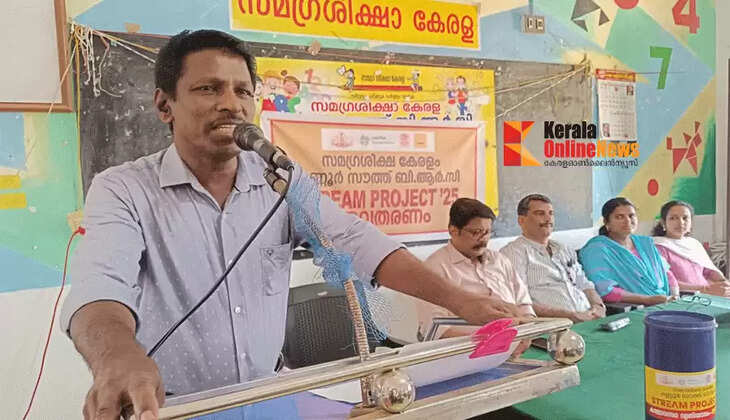 Children were provided with rain gauges to learn about climate change