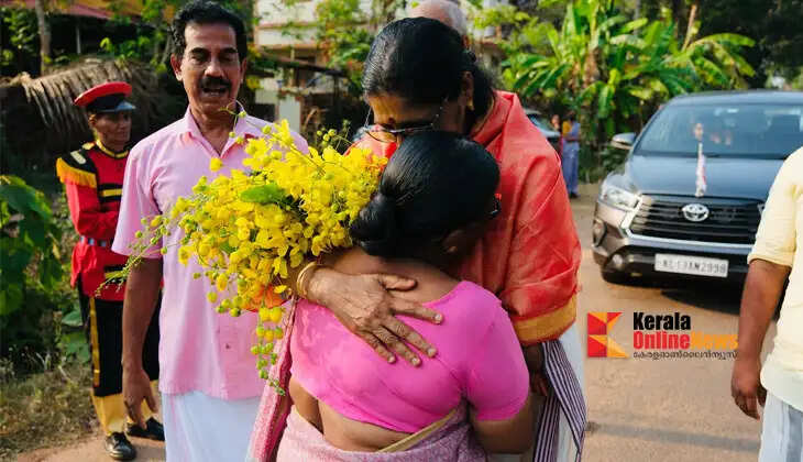 An exciting start to the public tour of LDF candidate Shyamala Teacher from Taliparamba constituency