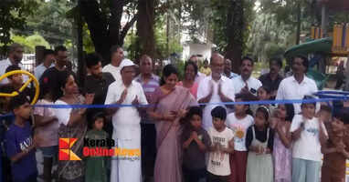 Corporation opens open gym at Kannur SN Park