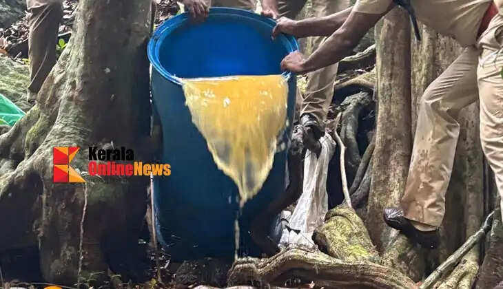 200 liters of wash seized in excise raid in Eruveshi, VAT center vandalized
