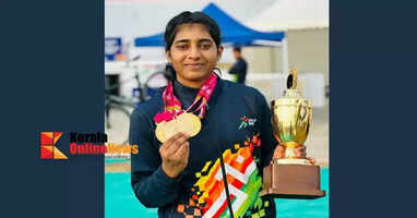 Khelo - India University Games - Nia Sebastian achieves great success in cycling