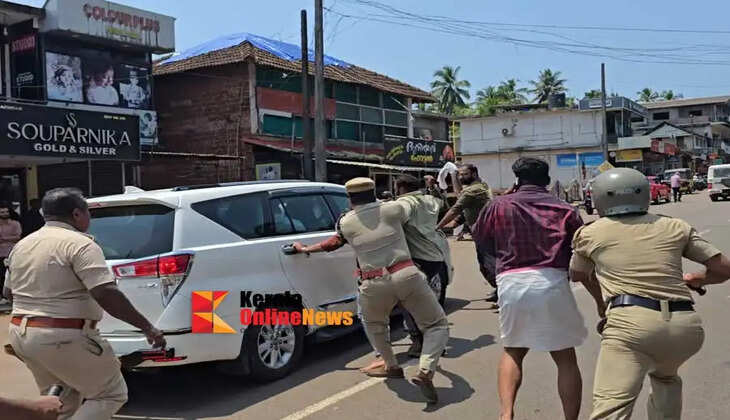 Six people have been remanded in custody in connection with the case involving the blocking and attacking of Minister OJ Jeneesh vehicle at Karimbam Taliparamba