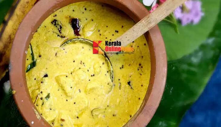 You can easily prepare pazham pulissery