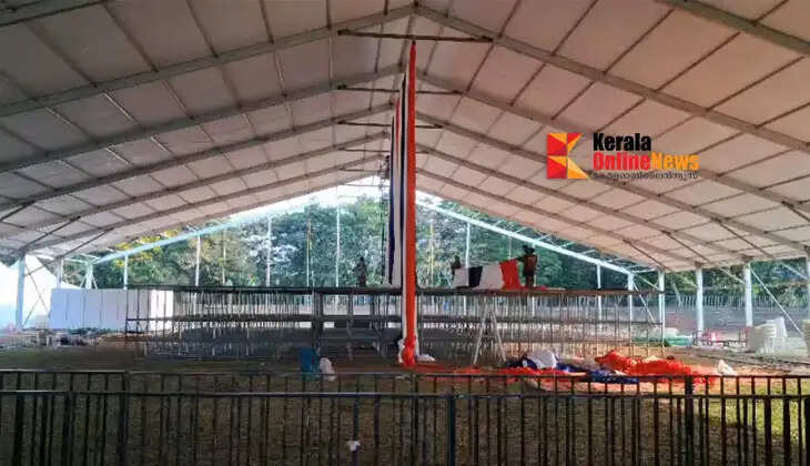 Prime Minister Narendra Modi's visit; Huge pandal to accommodate 30,000 people in Thiruvalla, tight security arrangements