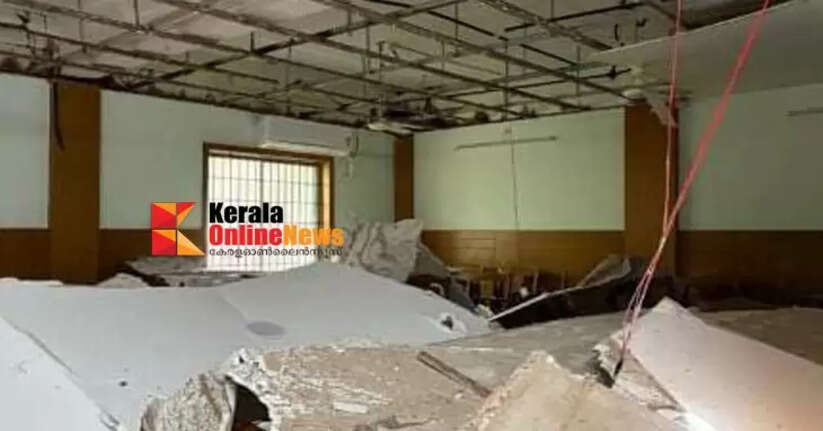 Ceiling collapses at government rest house in Kannur