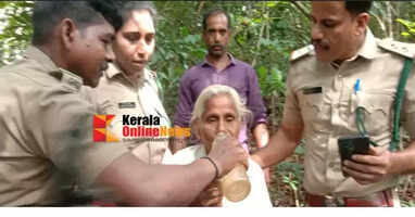 Missing elderly woman found in Mananthavady forest ,leela