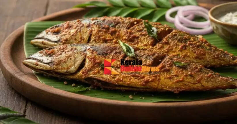 A delicious, aromatic, fried mackerel seasoned with local spices