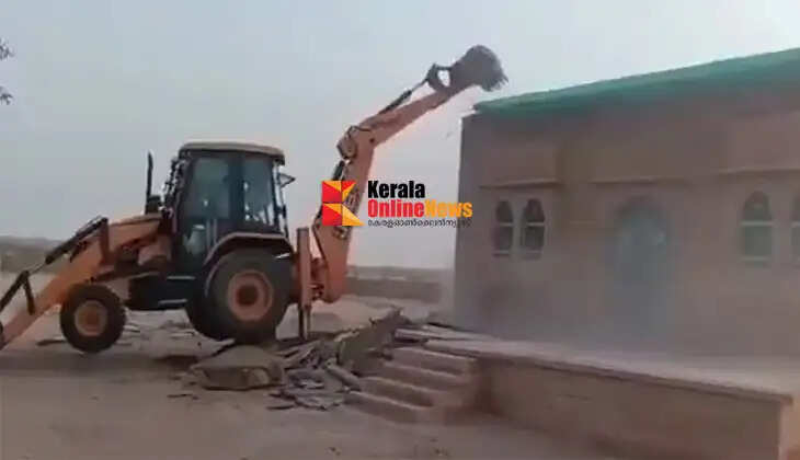Mosques and madrasas were demolished in Rajasthan on allegations of being built on encroached government land.